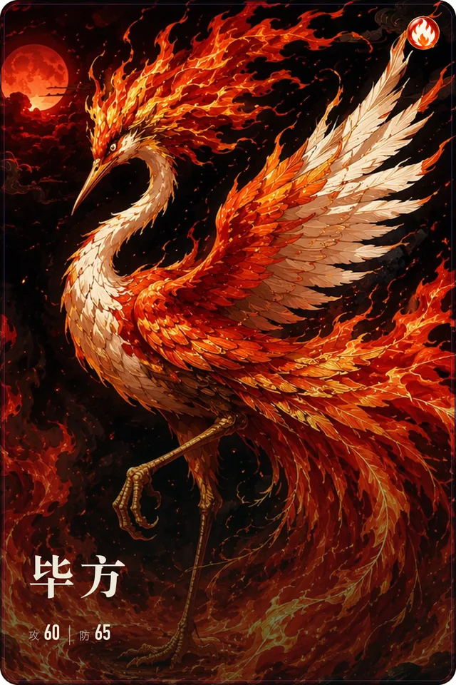 异兽卡牌 · 毕方