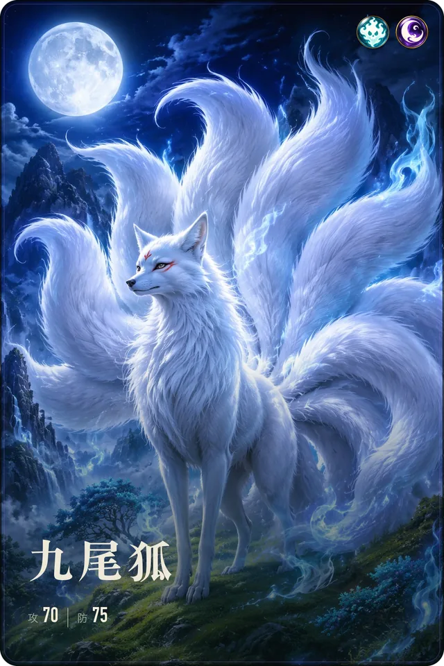 异兽卡牌 · 九尾狐